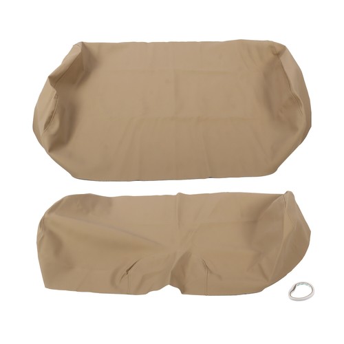 Front Vinyl Seat Cover Tan For EZGO TXT Golf Cart 1995 1996 97 98 99 2010-2013 - Picture 2 of 12