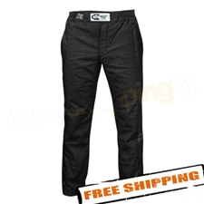K1 RaceGear 22-SPT-NW-LXL Large/X-Large Black Nomex Sportsman Driving Pants