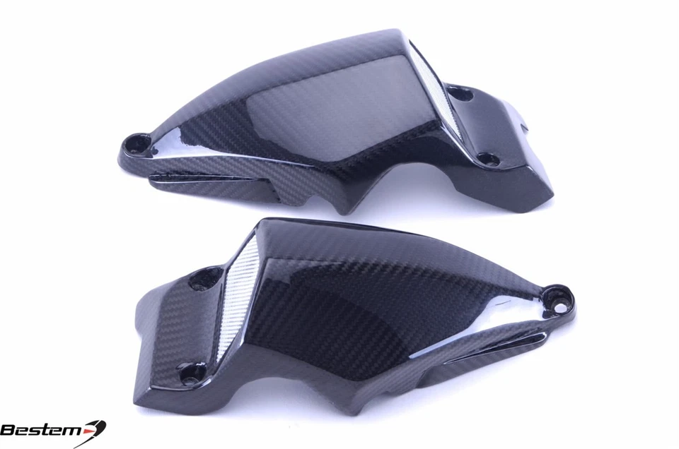 Cubiertas de admisión de aire Ducati Streetfighter 848 Ram paneles carenados fibra de carbono Foto 4 de 4