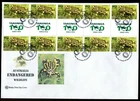2016 Australia's Endangered Wildlife (Gutter Block of Corroboree Frog)Wesley FDC