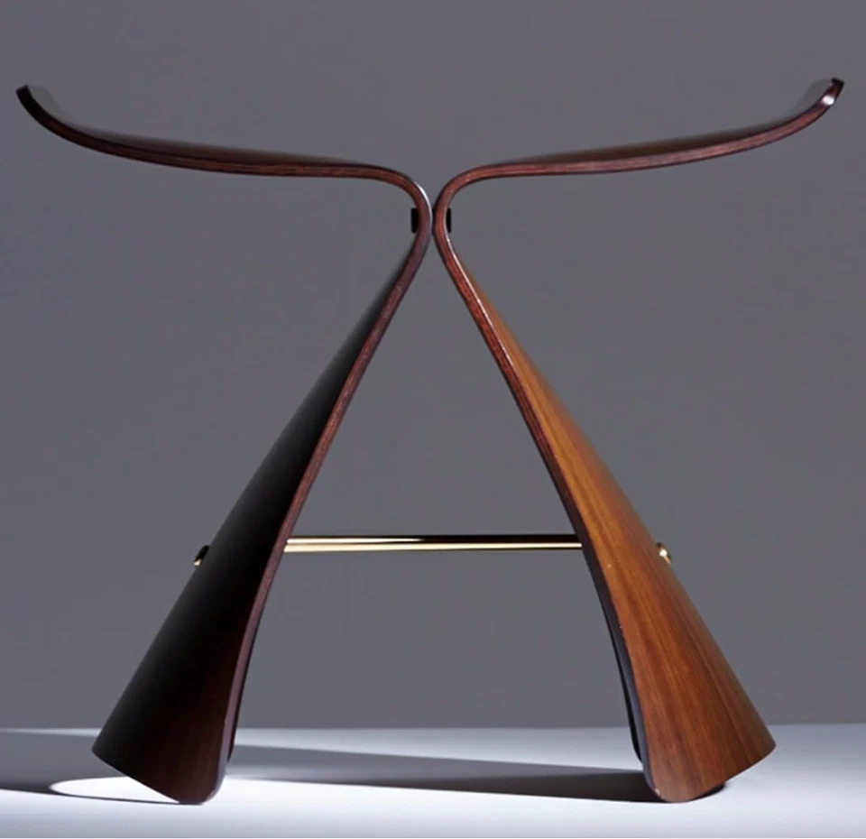 Sori Yanagi Butterfly Stool Rosewood S-0521RW-ST Tendo Mokko Made in Japan New - Image 2 of 4