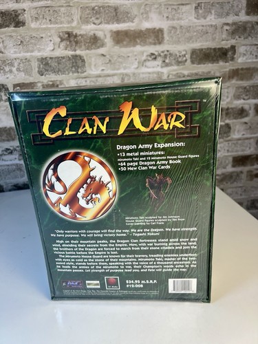 Dragon Army Expansion Sealed AEG Clan War Legend Of The Five Rings - Bild 2 von 6