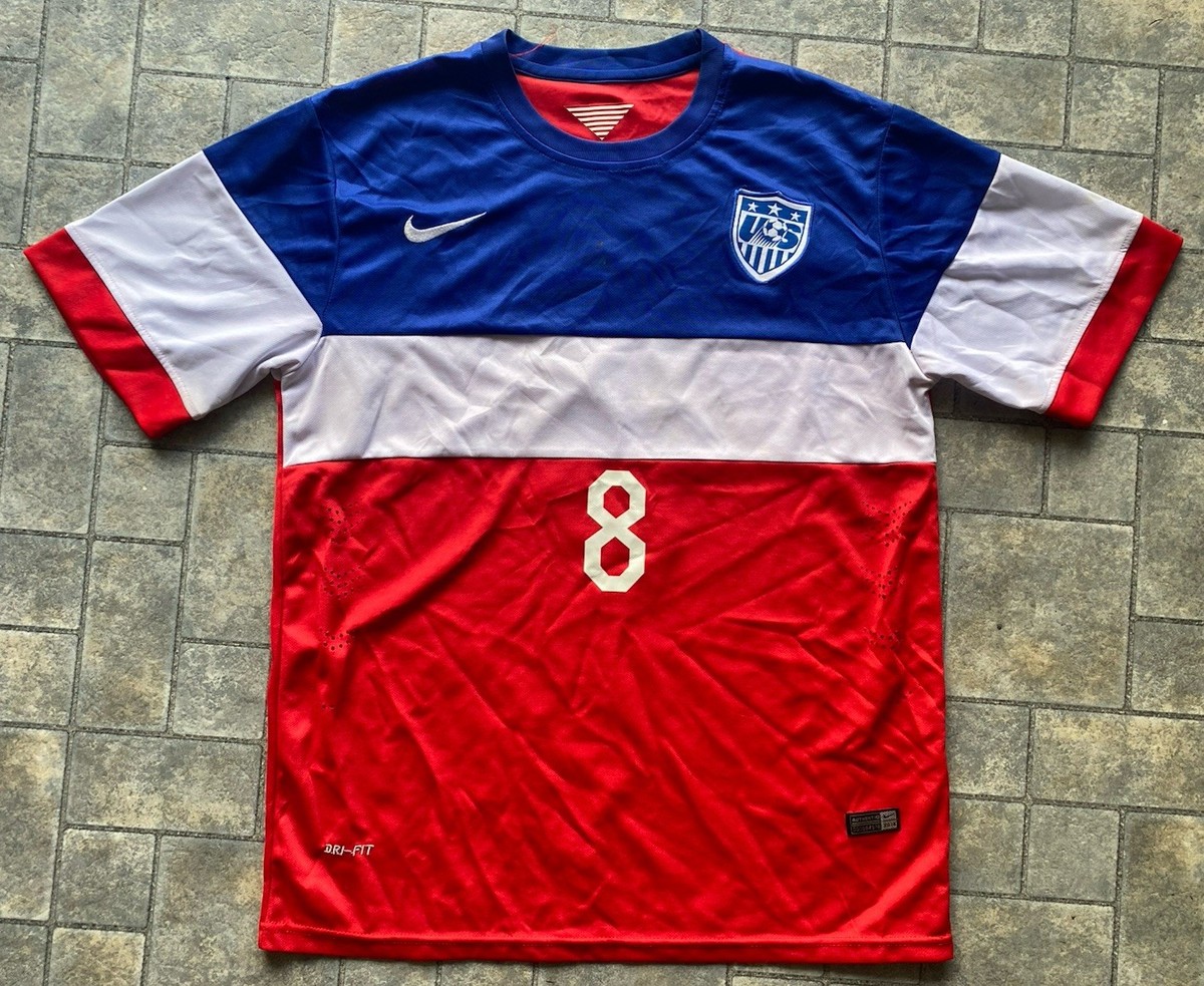 NIKE アメリカ代表 DEMPSEY デンプシー サッカー ユニフォーム Nike Dri-Fit US Soccer Jersey XXL Clint Dempsey #8 Red/Blue
