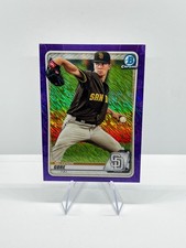 2020 Bowman Chrome Purple Shimmer Refractor Mackenzie Gore #BCP-184 SD Padres