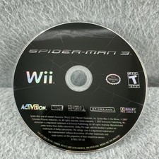 Spider Man 3 Nintendo Wii Video Game 2007 DISC ONLY TESTED & WORKS