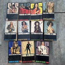 Lot 11 Livres SAS Romans De