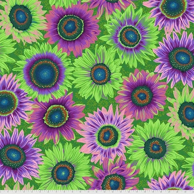 Van Gogh, Green - Kaffe Fassett Quilt Fabric 100% Cotton One Yard Cut
