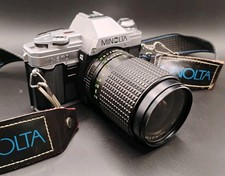 Vintage 90's Minolta X-370 35mm SLR Camera Toyo Optics 35-75mm Lens