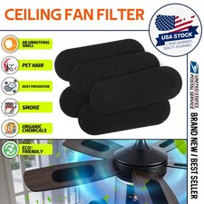 5-Pack Ceiling Fan Filters for Blades - Strong Self-adhesive Ceiling Fan Fiiters