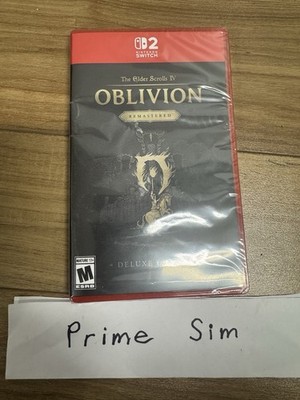 The Elder Scrolls IV Oblivion: Remastered Deluxe Edition Switch 2  (US COPY)