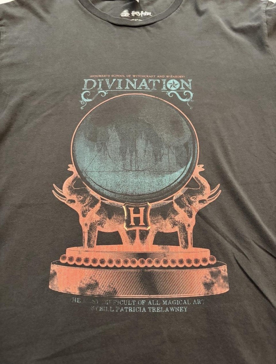 Harry Potter Tee Shirt Divination Men’s Size L Wizarding World Casual Comfort View 3