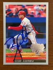 Signed 2000 Topps Opening Day - Bobby Abreu #38