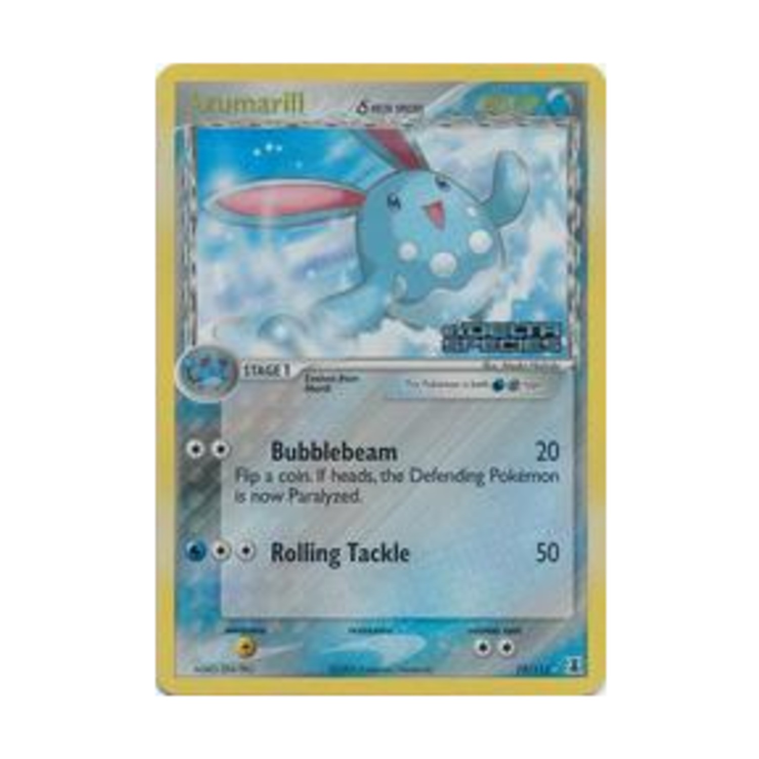 Pokemon Delta Species Azumarill (Delta Species) (R) #19 (Reverse Holo) Fair