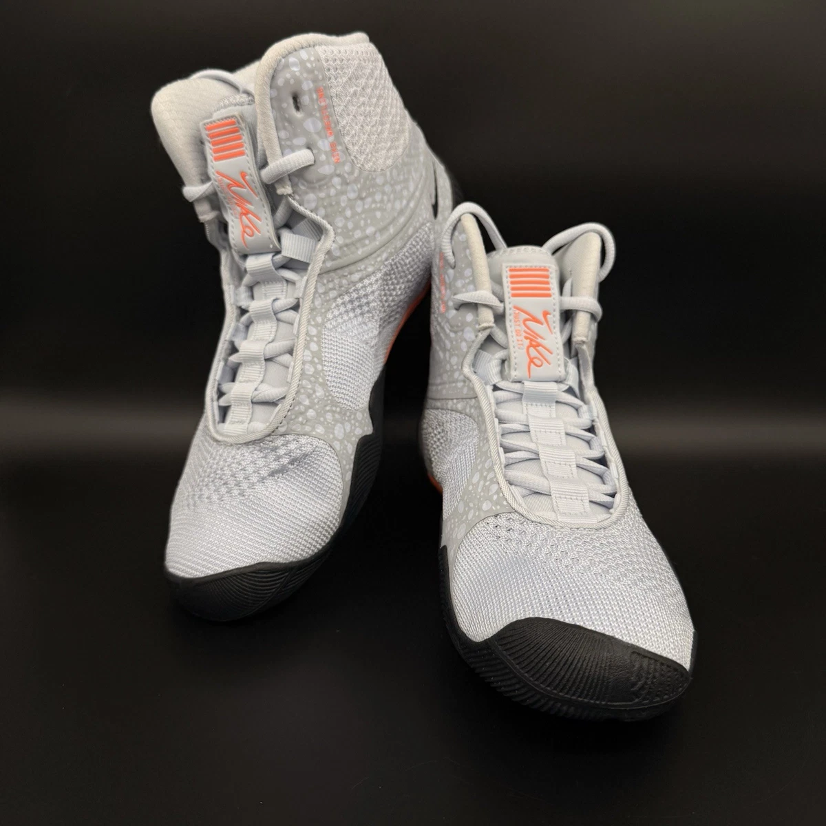 Nike Tawa SE Electric Pack Olympic Safari Wrestling Shoes Men\'s 10.5 FV3680-900 Nike Tawa Wrestling Shoes Olympic Safari White Black Orange main image 2