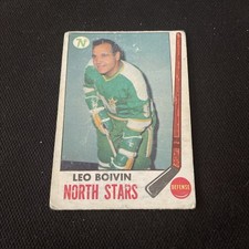 1969-70 O-Pee-Chee hockey OPC #122 Leo Boivin Minnesota North Stars (A24)