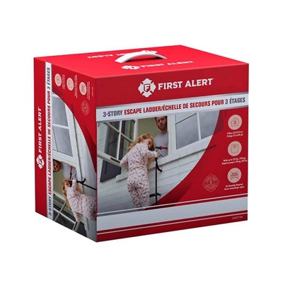 First Alert 24 Ft. H Fire Escape Ladder 375 Lb. Capacity - N/A
