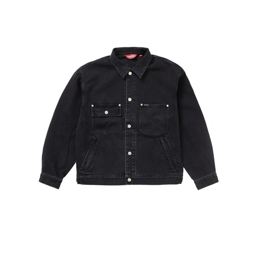 Veste camionneur Supreme Denim Chore noire taille : XL