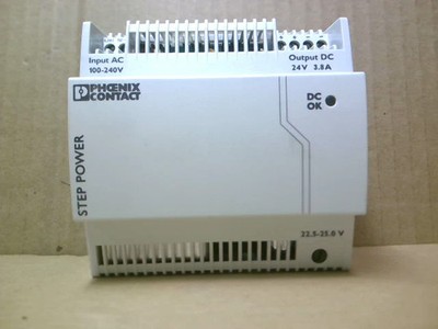 Phoenix STEP-PS/1AC/24DC/3.8/C2LPS Contact Power Supply 2868677-New In Box