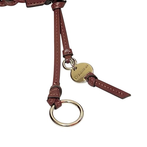 Borsa donna Calvin Klein Shelly borsa ecopelle bordeaux rosso cabernet borsetta - Foto 8 di 19