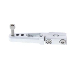 Aluminum Throttle Linkage Arm, 5/16" Shaft, Polished Finish, 3.017" Length