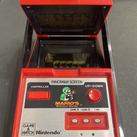 Mario&rsquo;s Bombs Away Game & Watch Panorama Screen TB-94 1983 Nintendo Japanese
