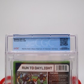 Xbox MADDEN NFL 07 2007 - Shaun Alexander Cover! CGC GRADED 9.4 A! NEW & Sealed!