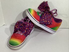 Heelys Youth Girls Size 3 Rainbow Launch 20 Jojo Roller Sneakers Shoes SK1-20