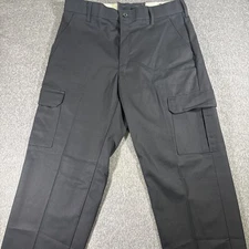 Red Kap Cargo Pants Men's 34x30 Workwear Mechanic Plumber Utility Black
