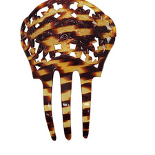 Vintage Art Deco Hair Comb Faux Tortoise Shell 4 T 3 W