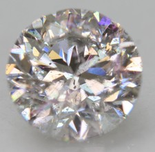 Certified 1.81 Carat G SI1 Round Brilliant Natural Enhanced Loose Diamond 7.54mm