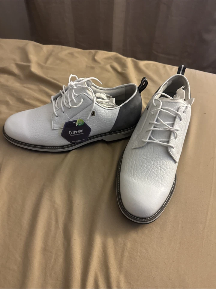 Sapatos de golfe Footjoy tamanho 10.5 novo em folha sem caixa original - Imagem 2 de 4