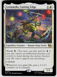 Leonardo, Cutting Edge 15/343 Rare - Teenage Mutant Ninja Turtles MTG