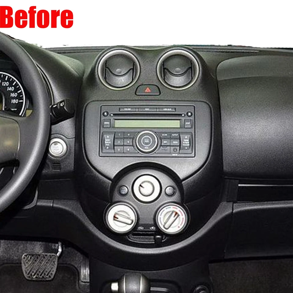 Radio estéreo de coche Android 15 para Nissan marzo 2012-2017 Apple CarPlay reproductor GPS Foto 3 de 4