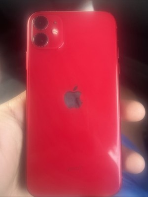 Apple iPhone 11 64GB Red Good Screen Unlocked Very Good Condition