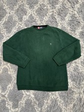 Chaps Ralph Lauren Men's Green Knit Sweater Vintage 90s Size Medium