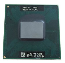 Intel Core 2 Duo T7700 2.4 GHZ SLAF7 SLA43 4MB 800MHZ Socket P cpu Processor