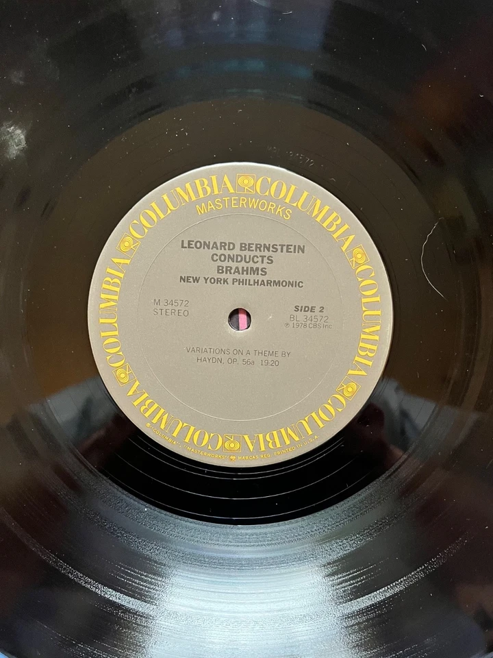 Leonard Bernstein Conducts Johannes Brahms - New York Philharmonic Columbia Rec - Image 3 of 4