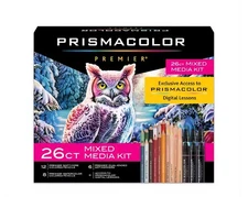 Prismacolor 26ct Mixed Media Art Kit One Size Black Pink