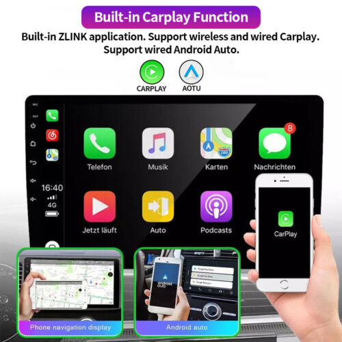 For Toyota VIOS Yaris 14-16 Android 13 Car Radio GPS Stereo Player CarPlay 2+32G - Bild 7 von 20