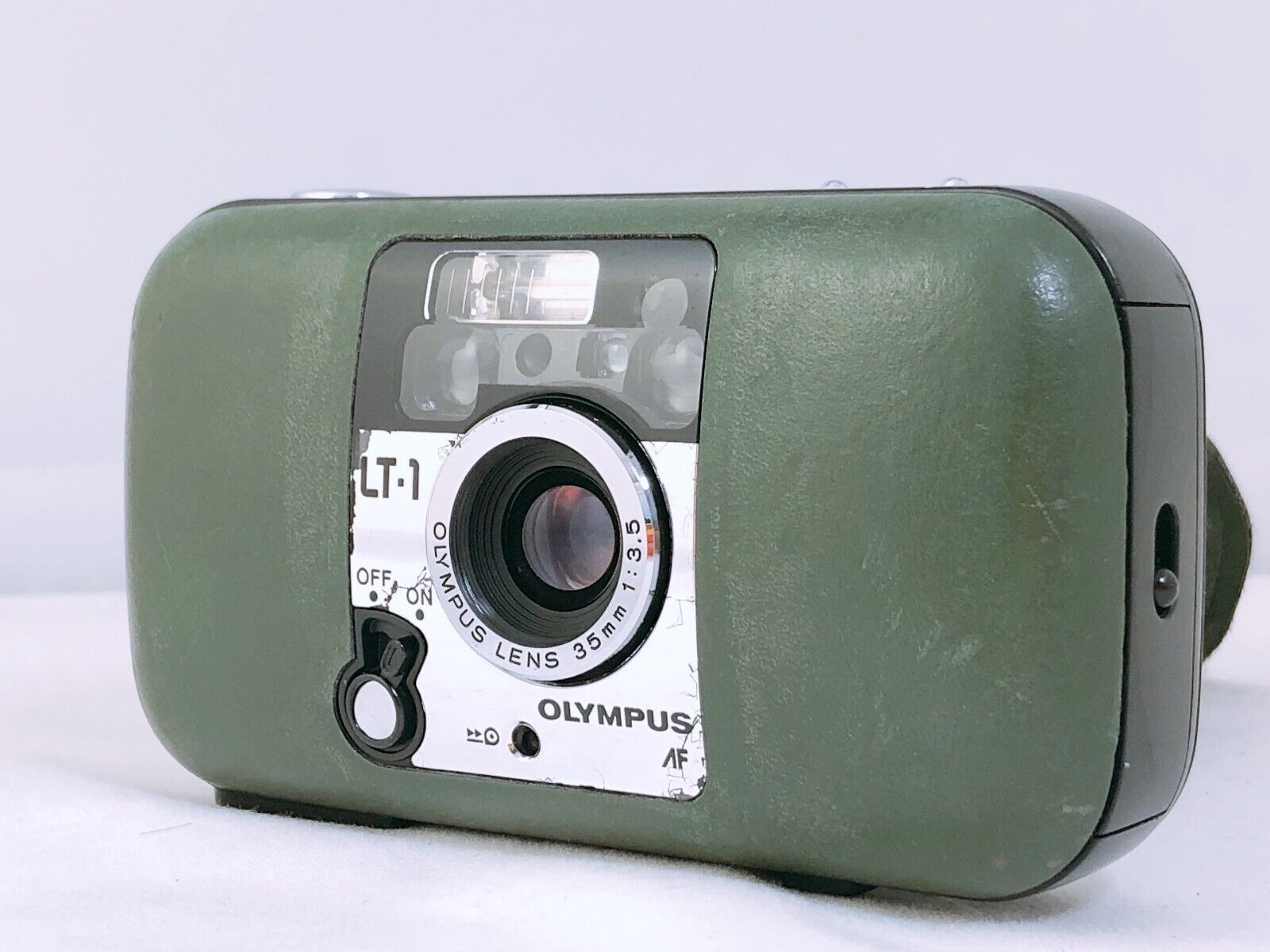 Exc+++++,Rare Green Olympus LT-1 Point & Shoot 35mm Film