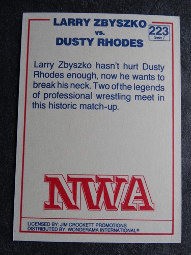 1988 Wonderama NWA Wrestling Cards Complete Your Set U Pick From List 201-343 - Picture 52 of 354