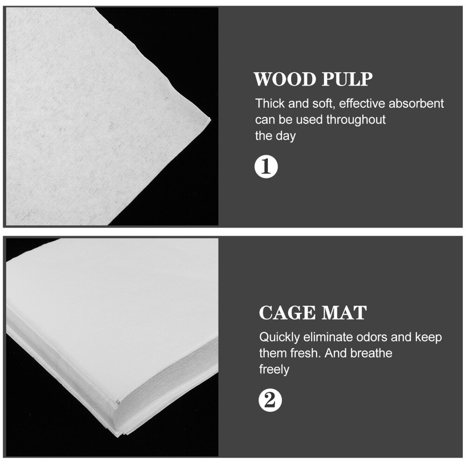 100 Pcs Bird Cage Mat for under Liner Pet Cages Cushion Parrot Liners eBay