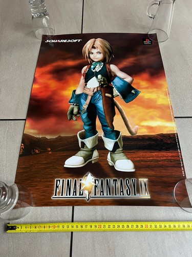 POSTER : Final Fantasy IX Playstation Sony PLV Display PS1 Promo ~60cm Long - Foto 2 di 2