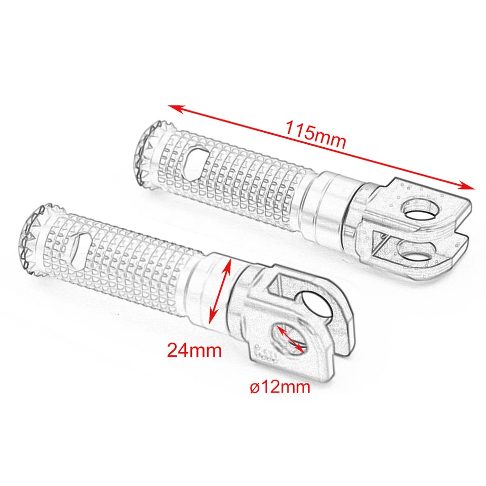 Pedal adaptador reposapiés para KAWASAKI VERSYS-X 250 350 VERSYS 650 1000/SE Foto 3 de 4