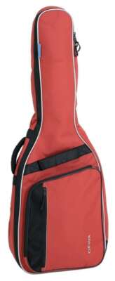 Gewa Economy Gigbag für 1/4-1/8 Konzertgitarre Rot Cordura 600 Denier Tasche