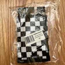 VANS Men’s Slipped Tri Fold Black/White Checkered Wallet