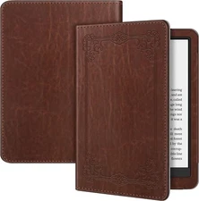 Case for 7"/6.8" Kindle Paperwhite (12th/11th Generation) Book Style Folio Cover