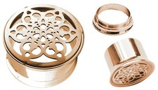Ohr Piercing Schmuck Flesh Tunnel Stahl Roseg...