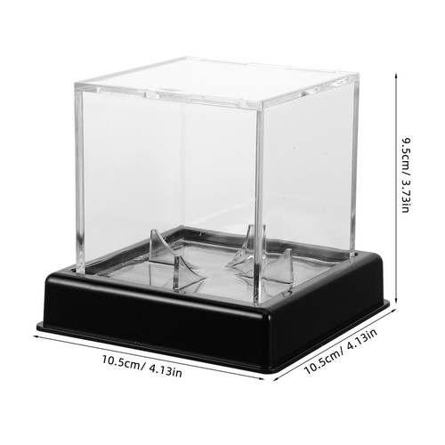 Baseball Holder Transparent Storage Box Display Case Cases for Holders Balls - Imagen 9 de 12