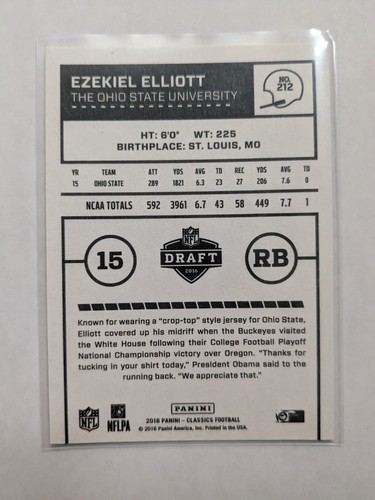 Panini Classics Football #101-300 2016 RC y paralelos 🏈 - Imagen 102 de 141
